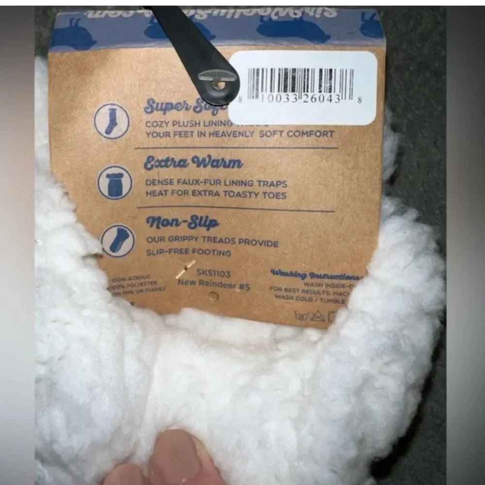 Sir Woolly Sock Co. NWT Faux Fur Super Soft Slipper Socks